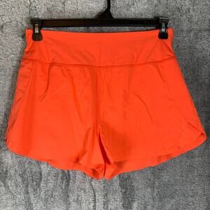 Greyson Golf Classic Orange Lined Shorts Womens M Outdoor Sportswear Athleisure